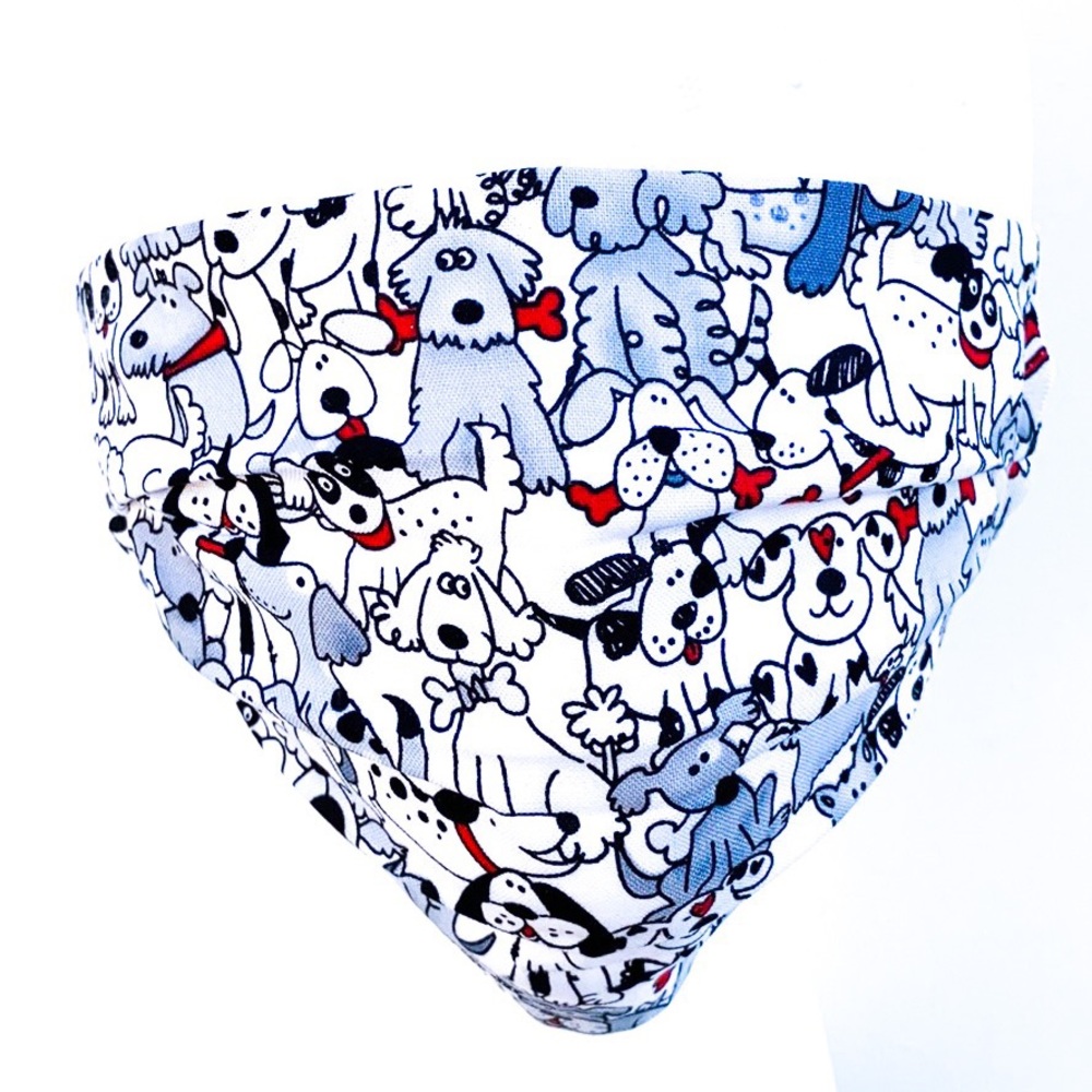 Puppy Dogs Cotton Face Mask Without Filter Pocket - Picture 2 of 4